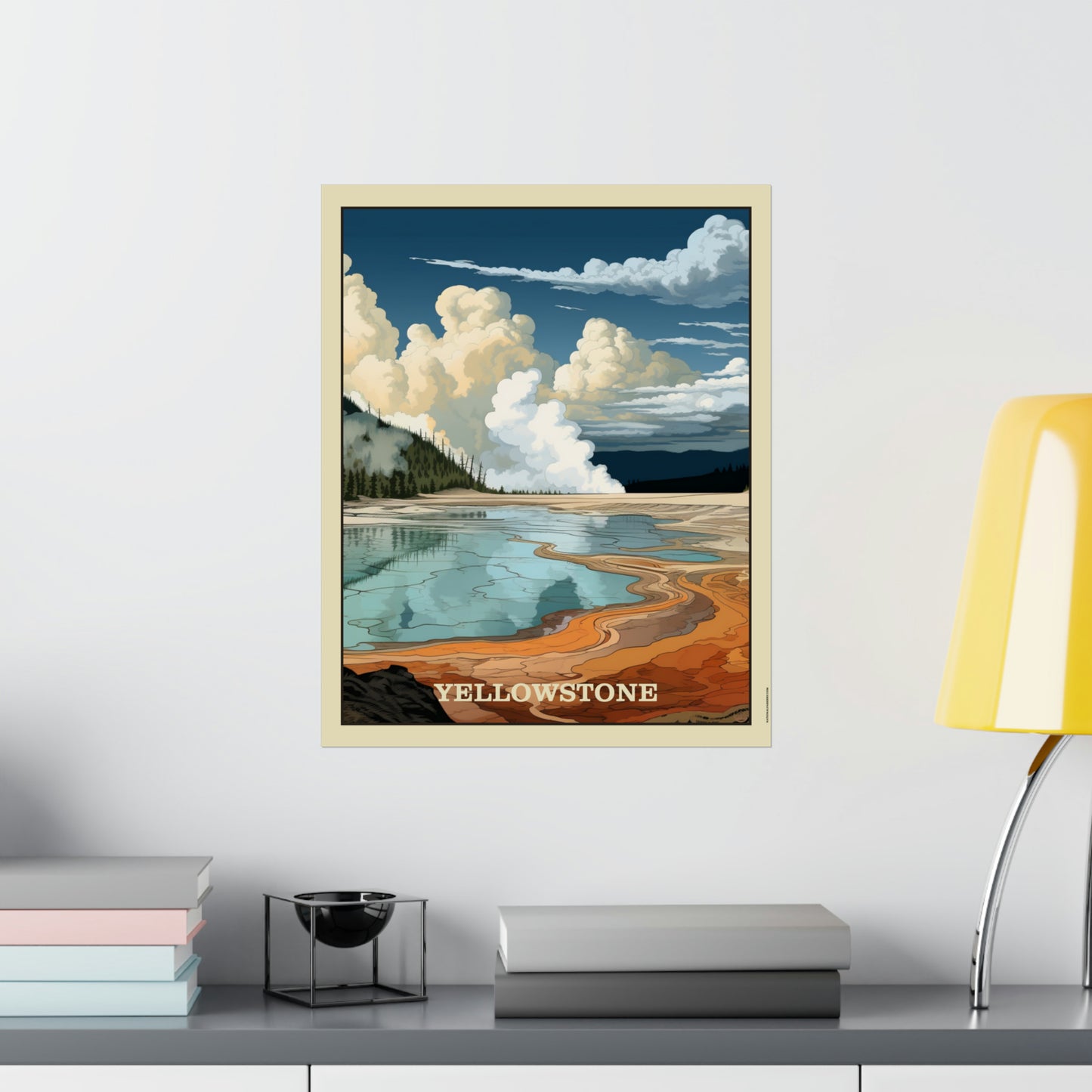 Yellowstone Matte Vertical Poster