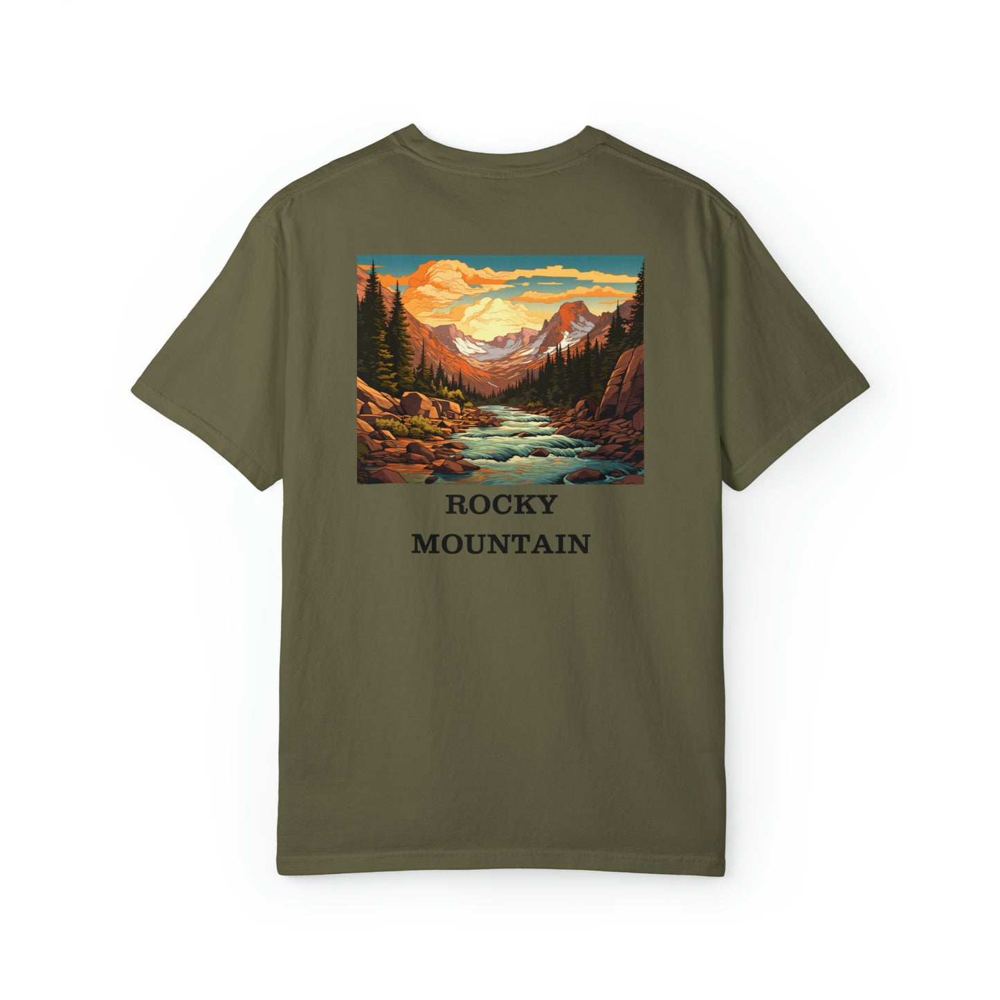 Rocky Mountain Unisex Garment-Dyed T-shirt