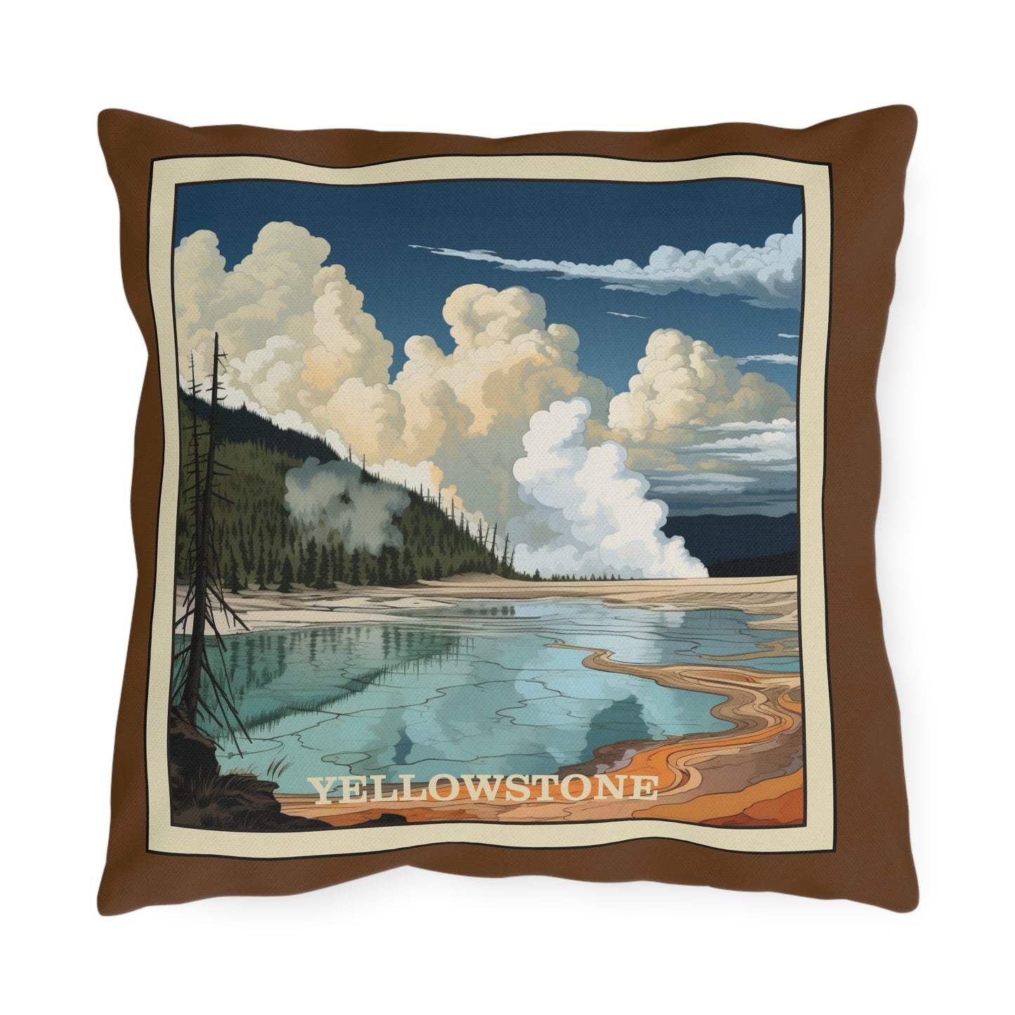 Yellowstone Outdoor Pillow