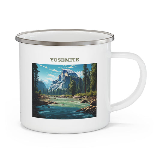 Yosemite Enamel Camping Mug Stainless Bevel