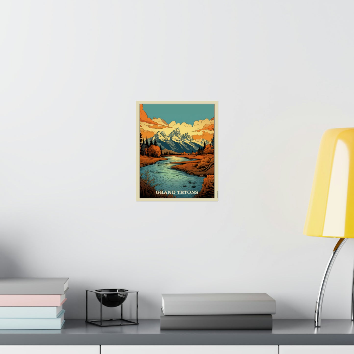 Grand Tetons Matte Vertical Poster