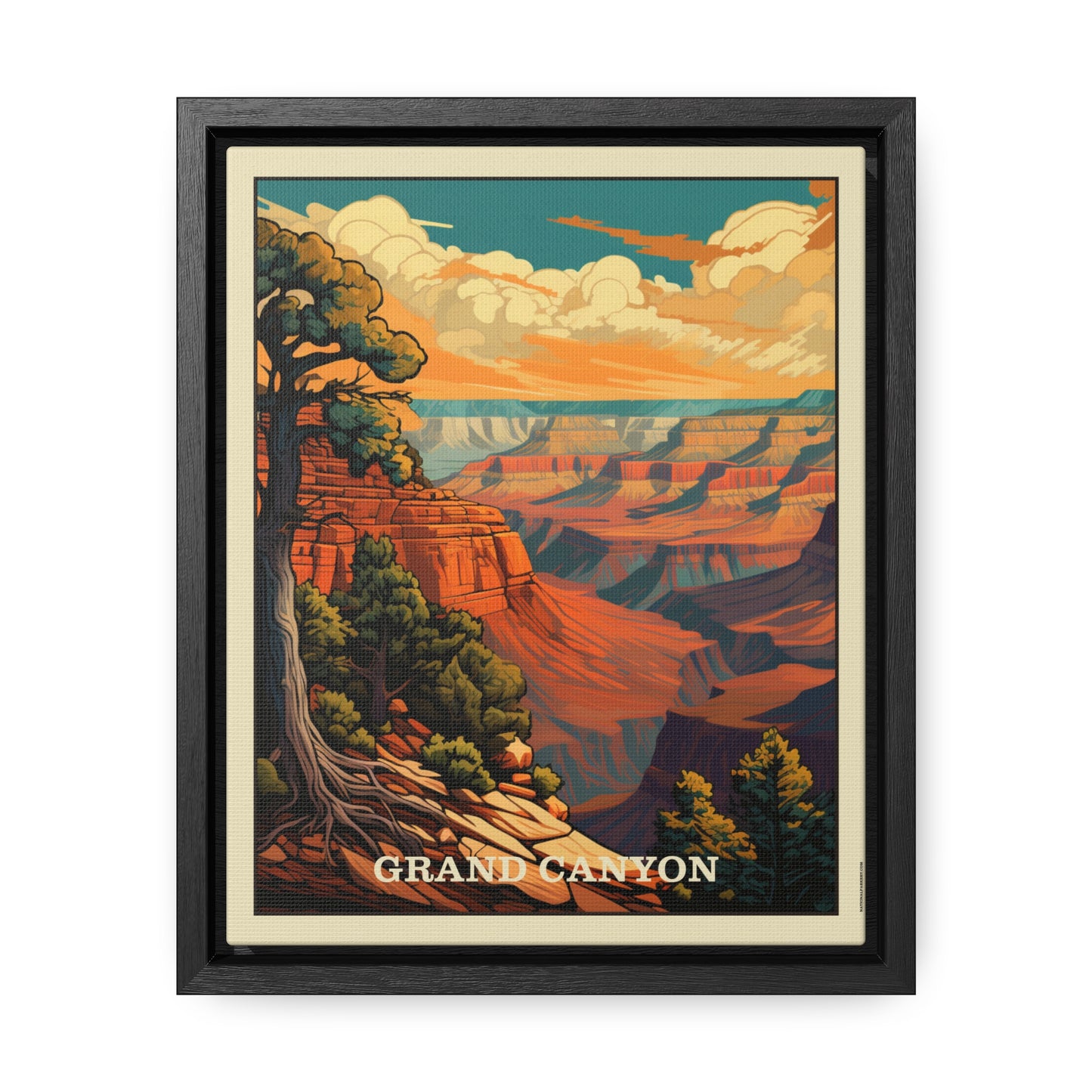 Grand Canyon II Framed Gallery Canvas Wrap