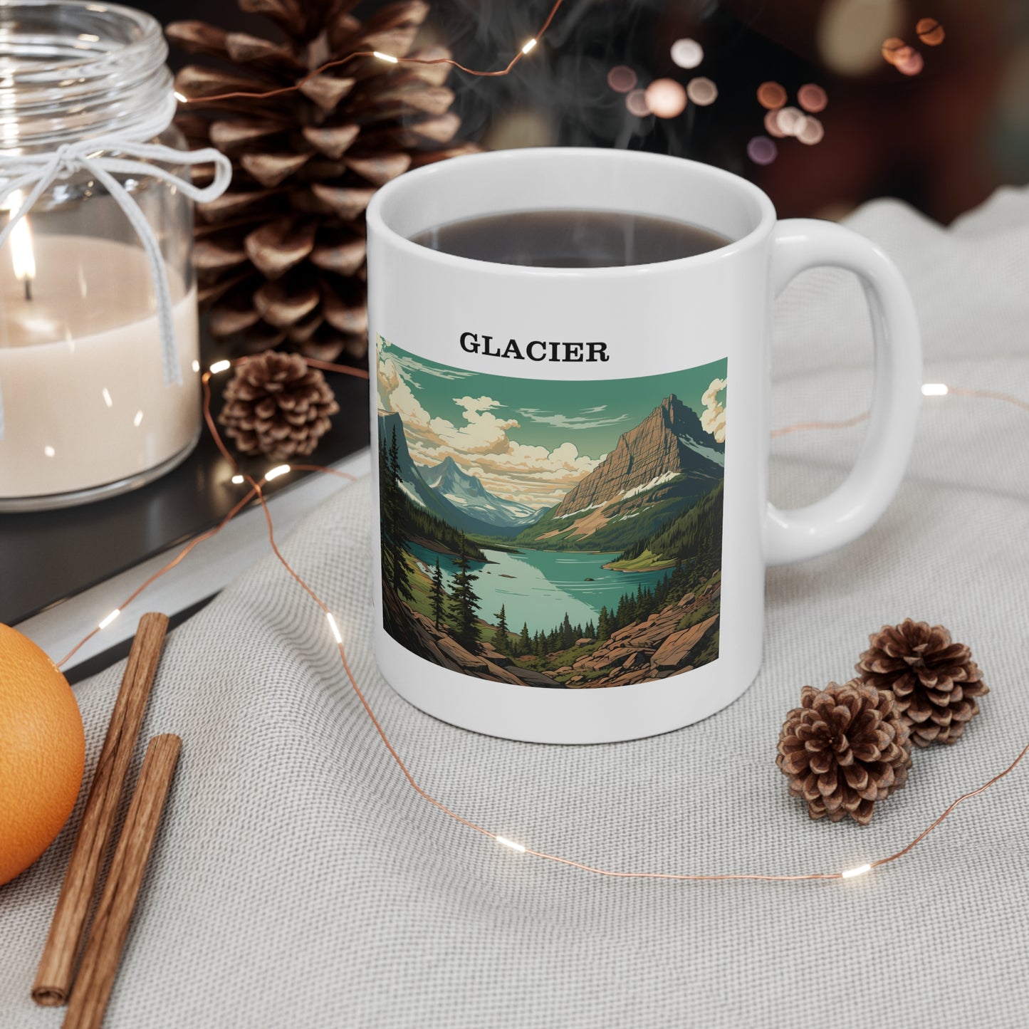 Glacier Ceramic Mug 11oz