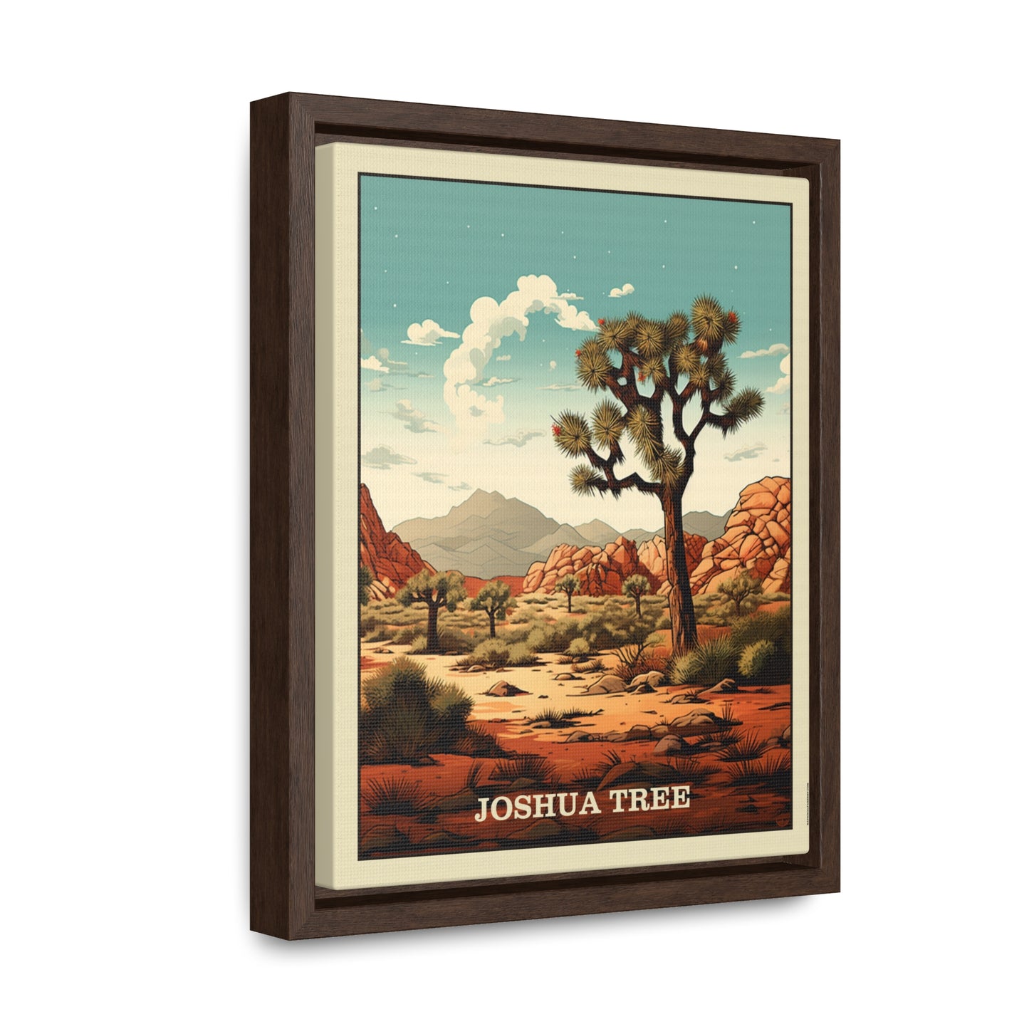 Joshua Tree Framed Gallery Canvas Wrap