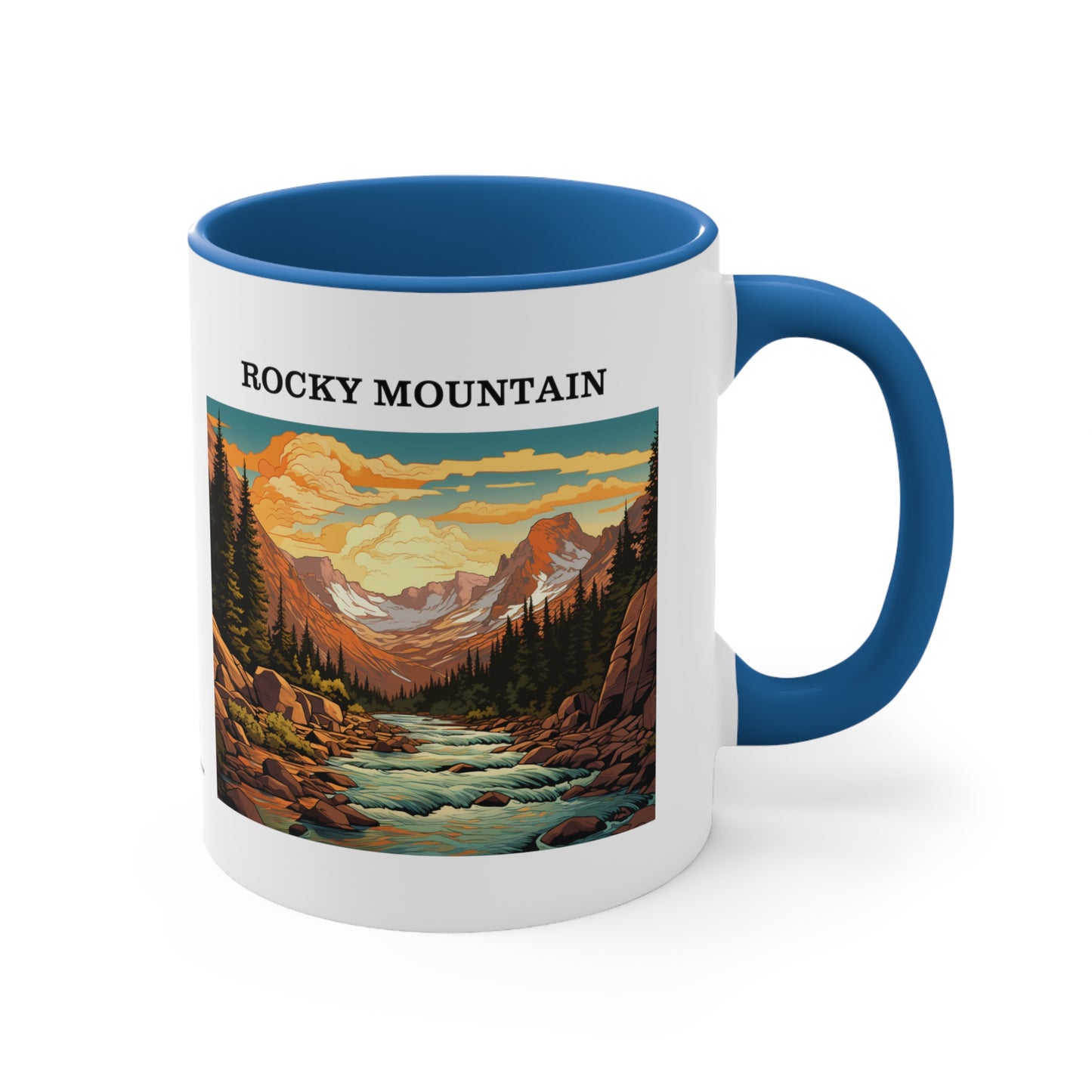 Rocky Mountain Accent Coffee Mug, 11oz