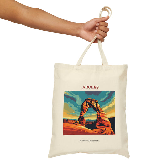 Arches Cotton Canvas Tote Bag