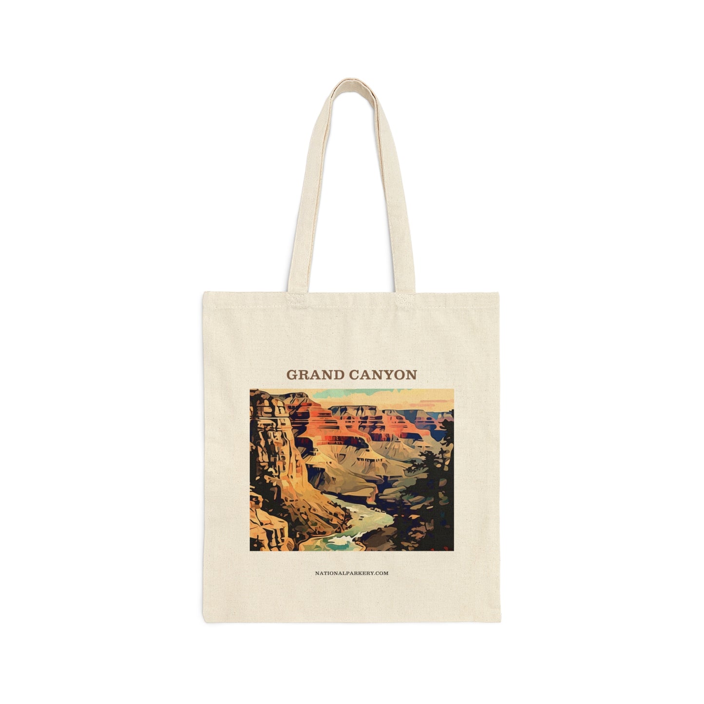 Grand Canyon Cotton Canvas Tote Bag