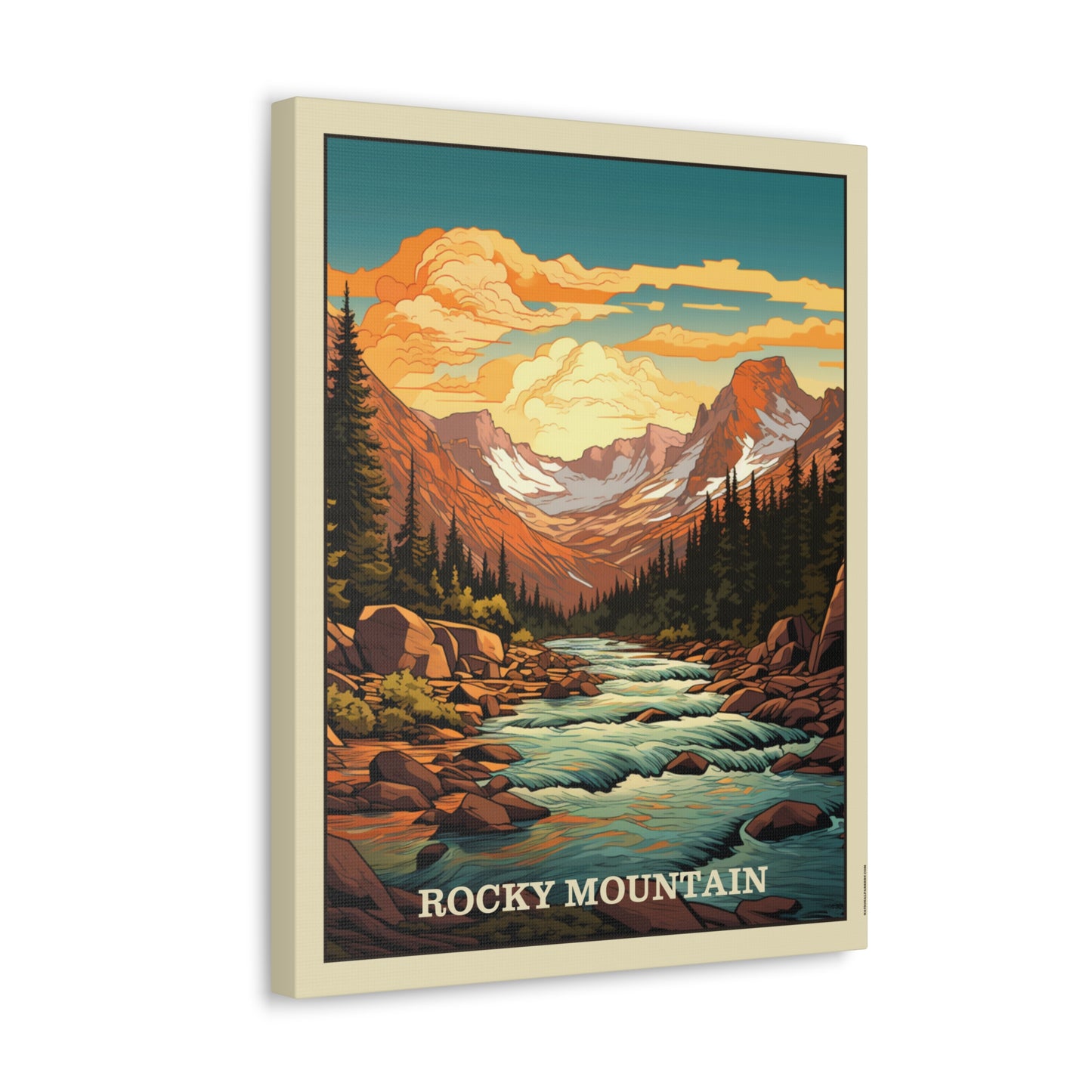 Rocky Mountain Canvas Gallery Wrap