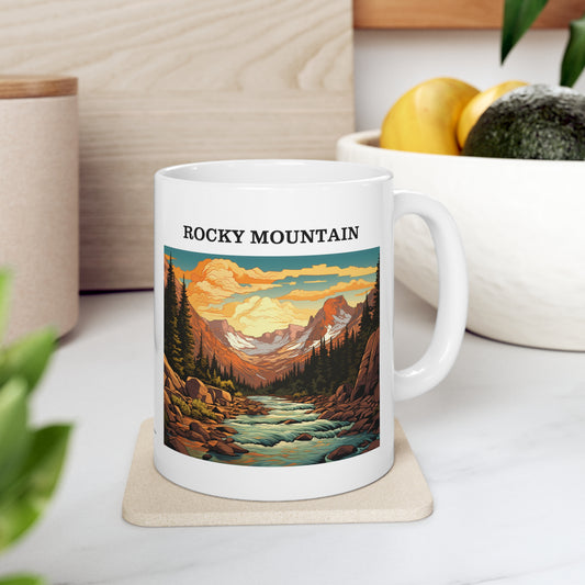 Rocky Mountain Ceramic Mug 11oz