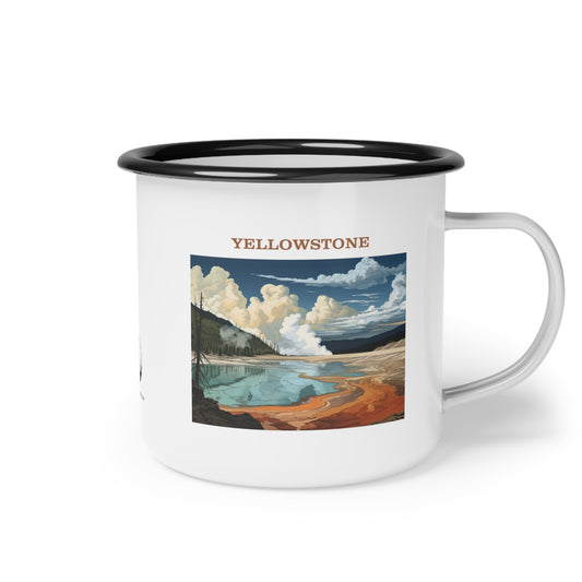 Yellowstone Enamel Camp Cup