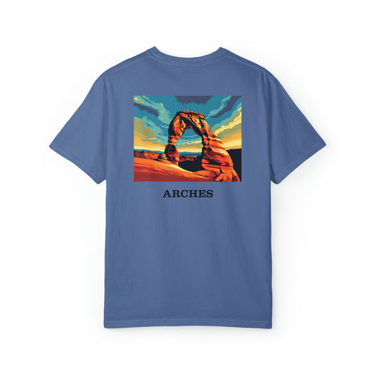 Arches Unisex Garment-Dyed T-shirt