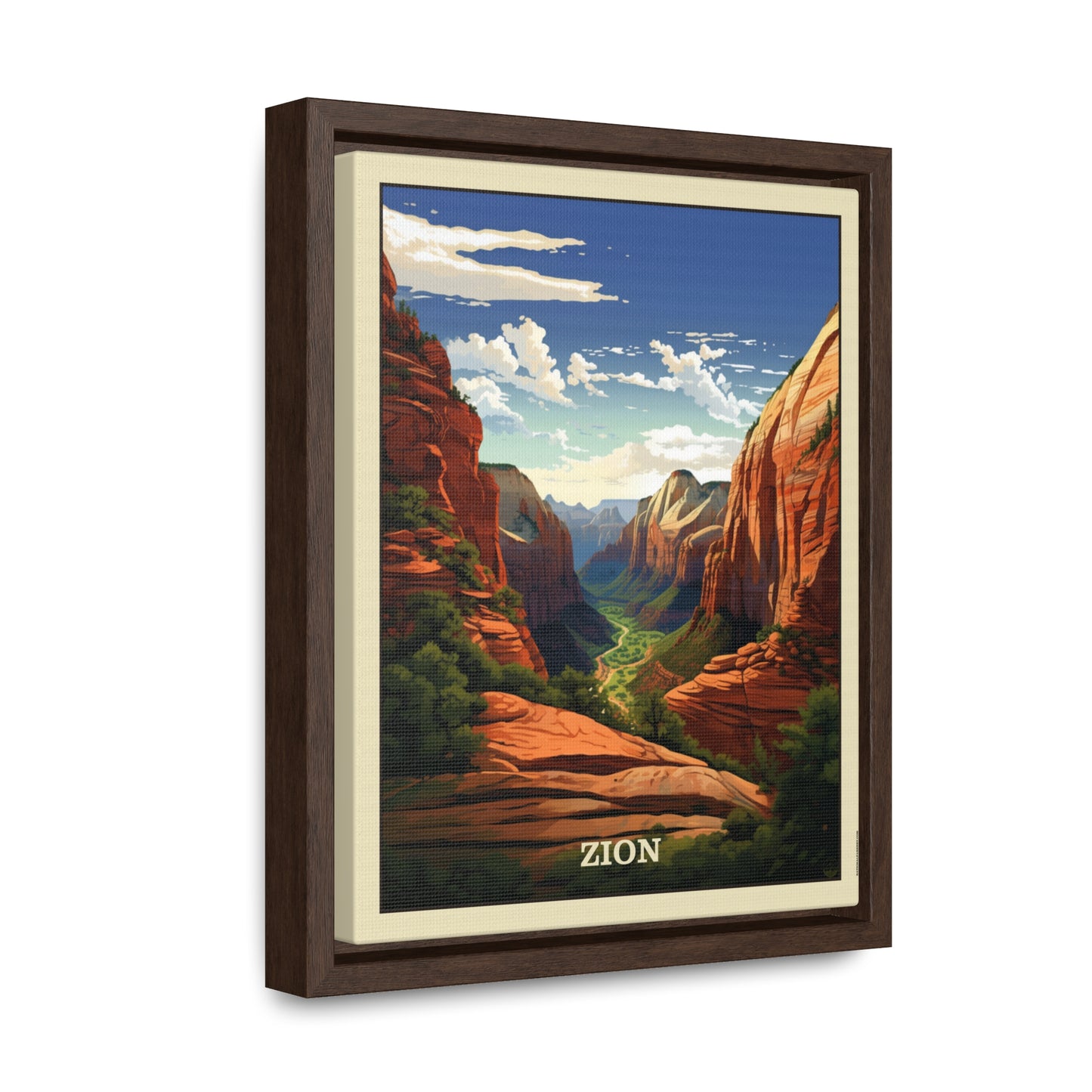 Zion Framed Gallery Canvas Wrap