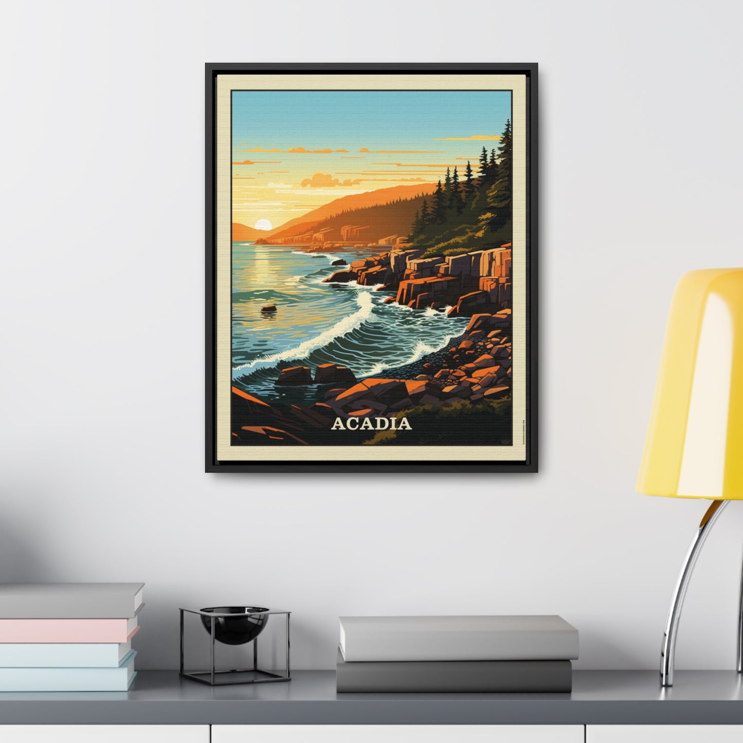 Acadia Framed Gallery Canvas Wrap