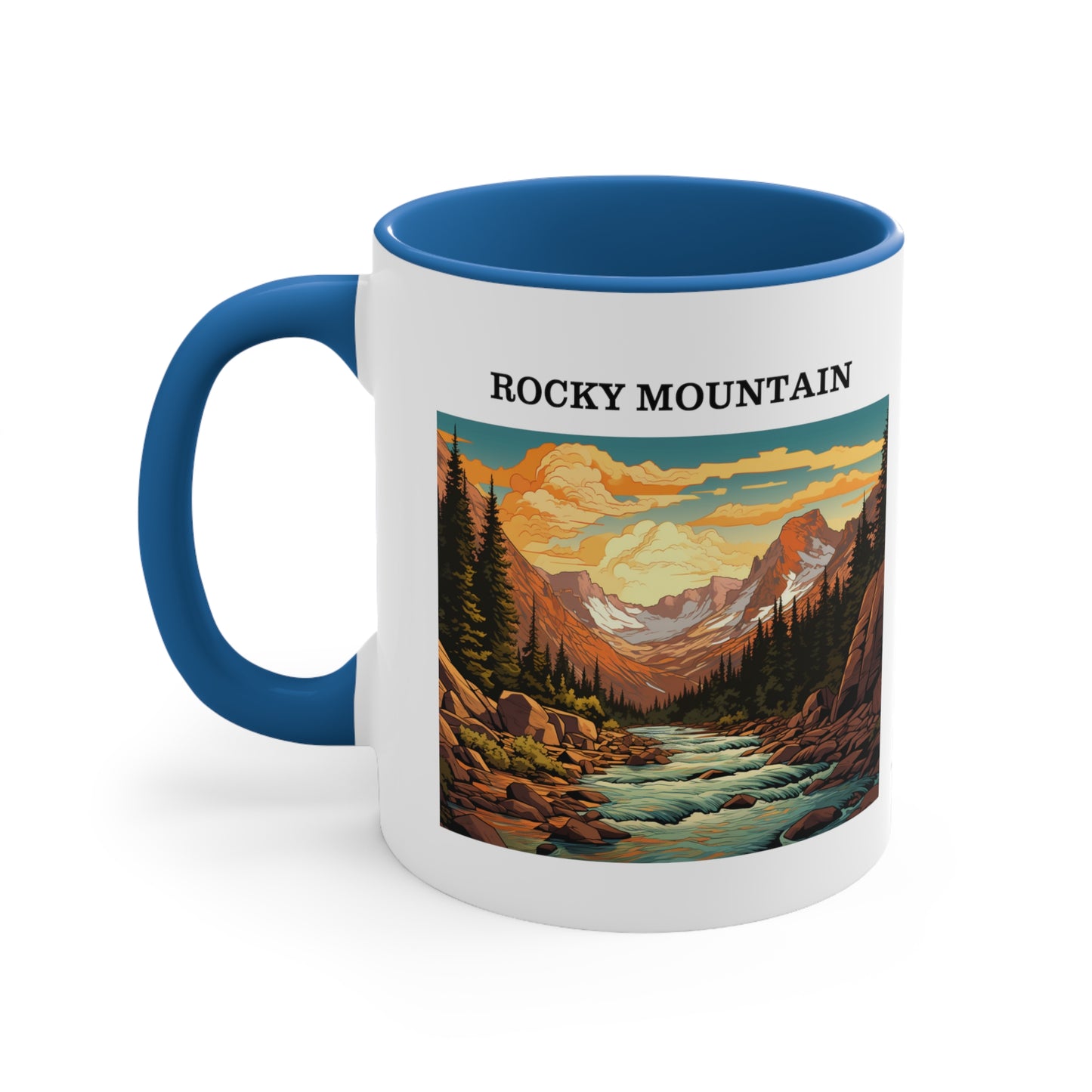 Rocky Mountain Accent Coffee Mug, 11oz