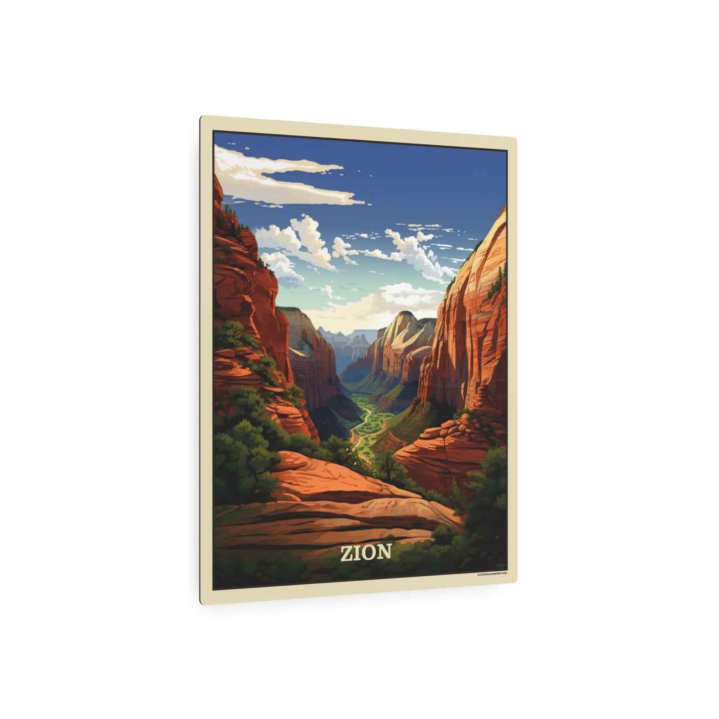 Zion Metal Art Sign