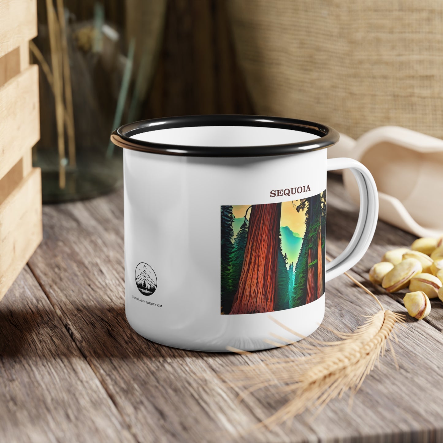 Sequoia Enamel Camp Cup