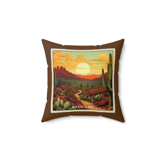 Saguaro Square Indoor Pillow