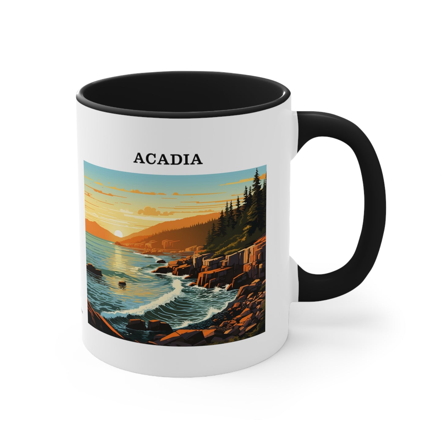 Acadia Accent Coffee Mug, 11oz