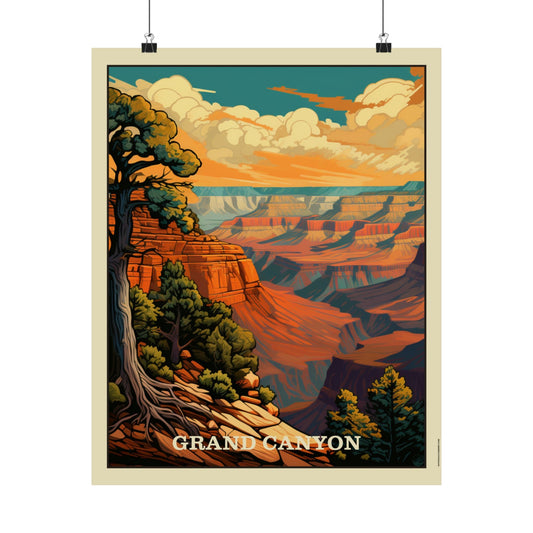 Grand Canyon II Matte Vertical Poster