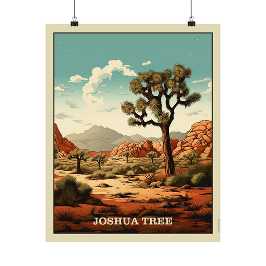 Joshua Tree Matte Vertical Poster